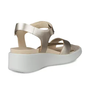 ECCO Flowt Wedge LX W Pure Wh Gold