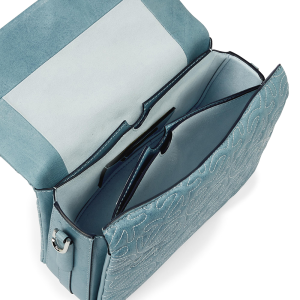 ECCO Pinch Bag L Quilted Wave Indigo