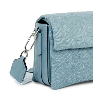 ECCO Pinch Bag L Quilted Wave Indigo