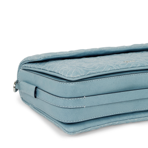 ECCO Pinch Bag L Quilted Wave Indigo