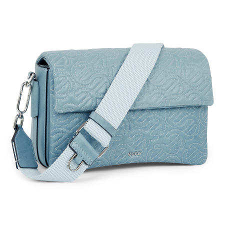 ECCO Pinch Bag L Quilted Wave Indigo