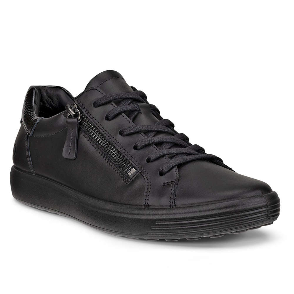 Кеды ECCO Soft 7 W Black